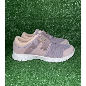Vionic Brisk Ema Purple Hook and Loop Women’s Size 8.5 Comfortable Sneaker Shoes